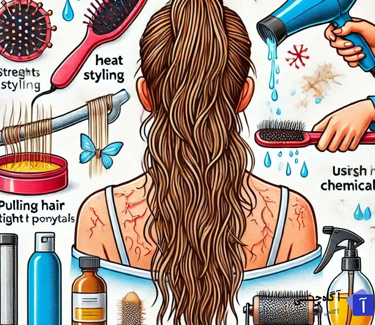 8 رفتار و عادت مضر برای مو