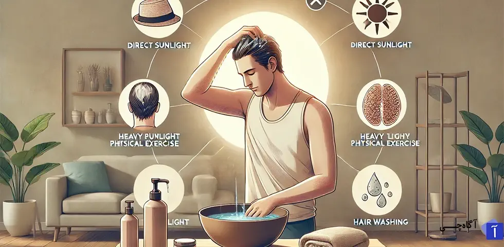 کارهای ممنوع پس از کاشت مو