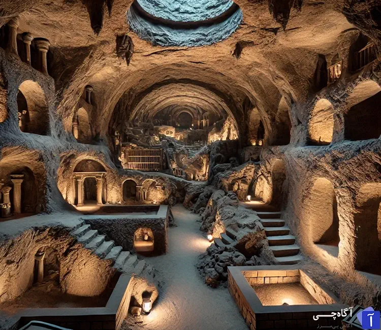 یکی از معروف ترین این شهرها، کایمکلی در ترکیه است که به‌طور حیرت انگیزی در عمق زمین ساخته شده