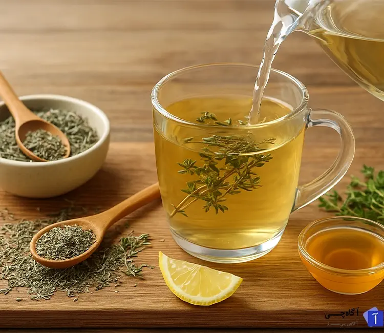 طرز تهیه دمنوش آویشن
