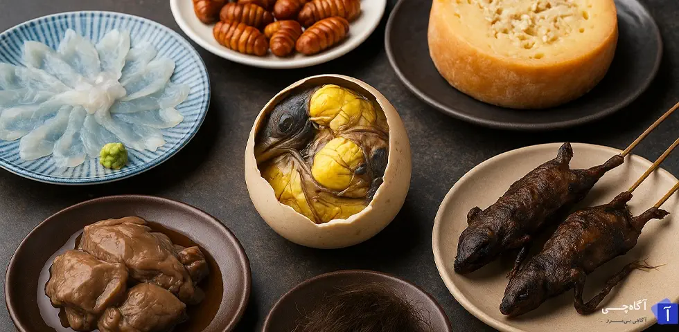 چندش آورترین غذاهای دنیا